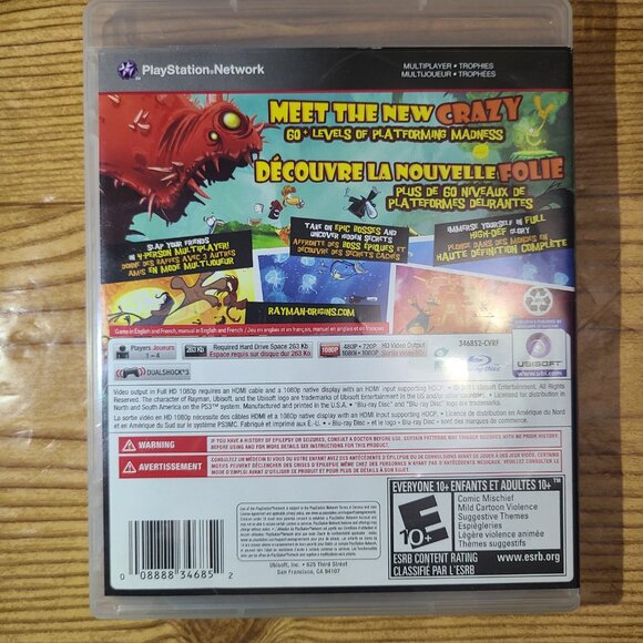 Rayman Origins PS3 Game (CIB) - Picture 4 of 4